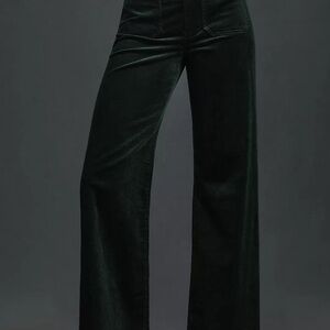 Anthropologie The Colette Corduroy Full-Length Wide-Leg Pants by Maeve Green